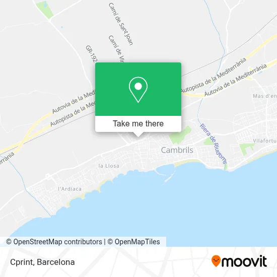 Cprint map
