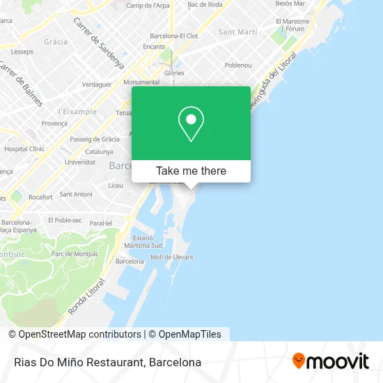 Rias Do Miño Restaurant map