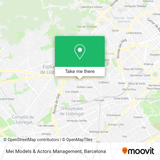 mapa Mei Models & Actors Management