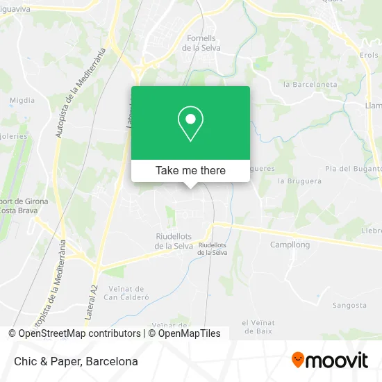 Chic & Paper map