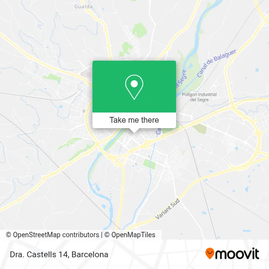 Dra. Castells 14 map