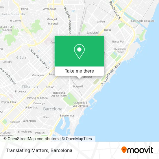 Translating Matters map