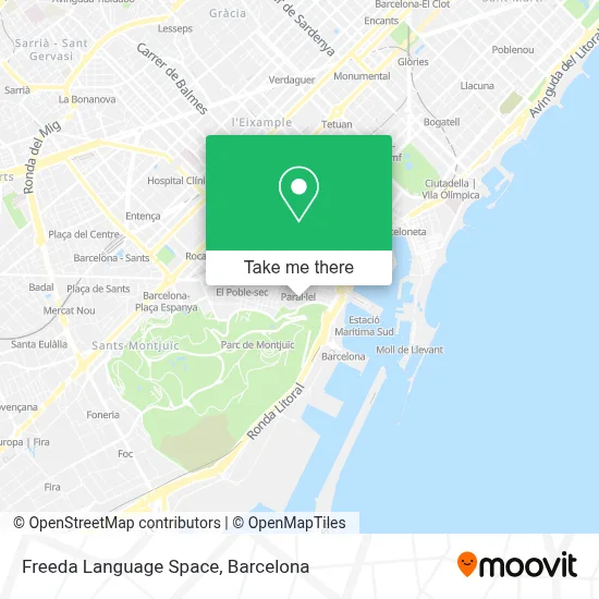 Freeda Language Space map
