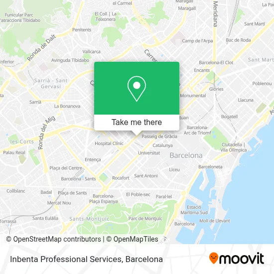 Inbenta Professional Services map