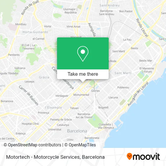 Motortech - Motorcycle Services map