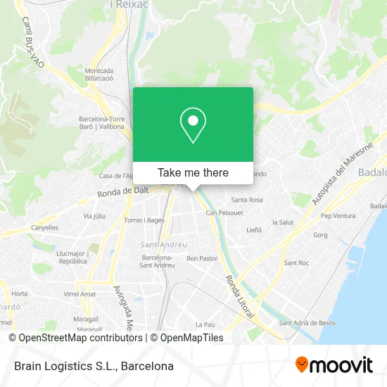 Brain Logistics S.L. map