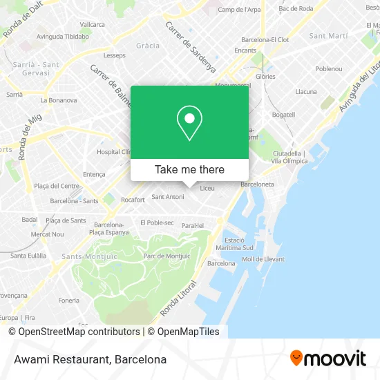 Awami Restaurant map