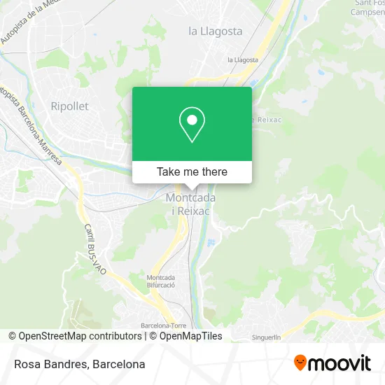 Rosa Bandres map