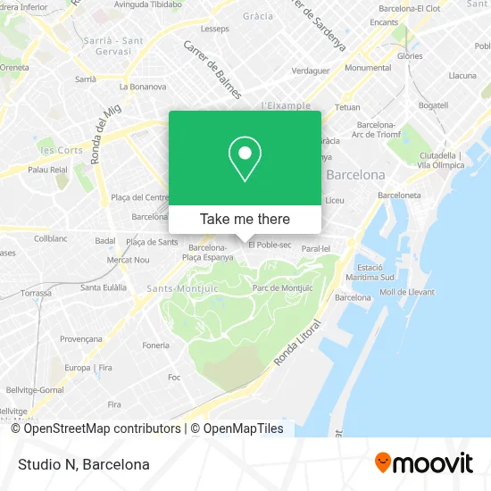 Studio N map