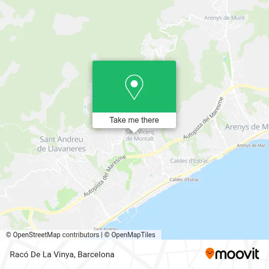 Racó De La Vinya map