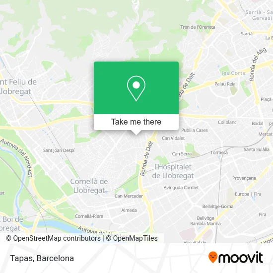 Tapas map