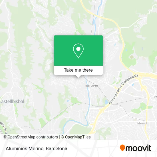 Aluminios Merino map