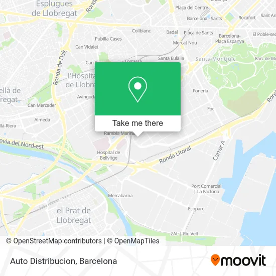 Auto Distribucion map