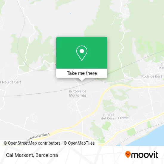 Cal Marxant map