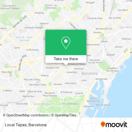 Local Tapas map
