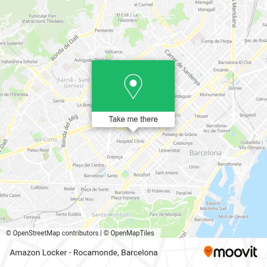 Amazon Locker - Rocamonde map