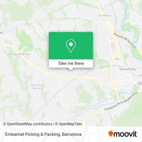 mapa Embamat Picking & Packing