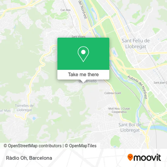Ràdio Oh map