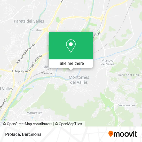 Prolaca map