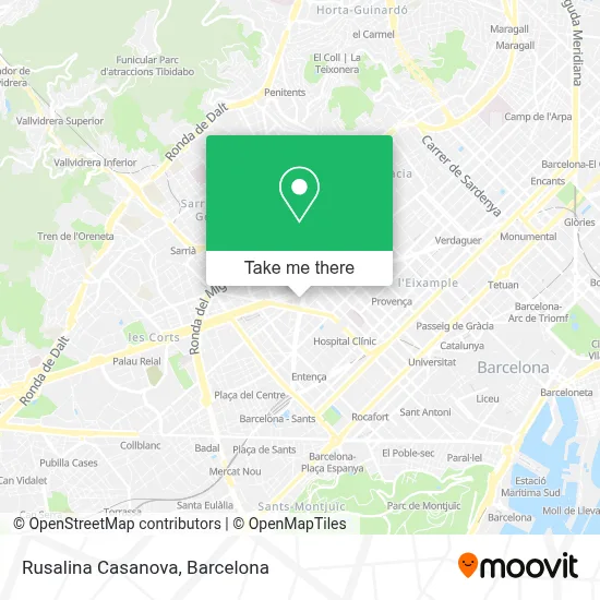 Rusalina Casanova map