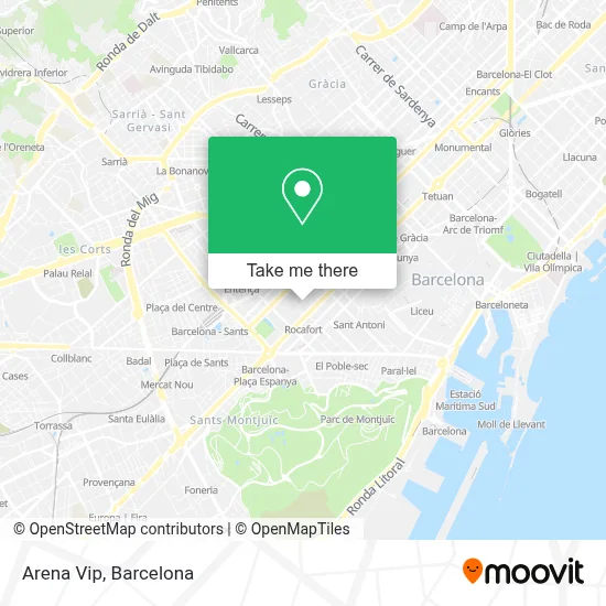 Arena Vip map