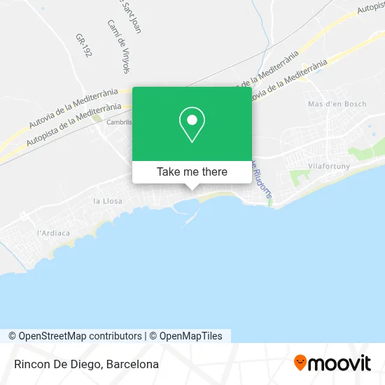 Rincon De Diego map
