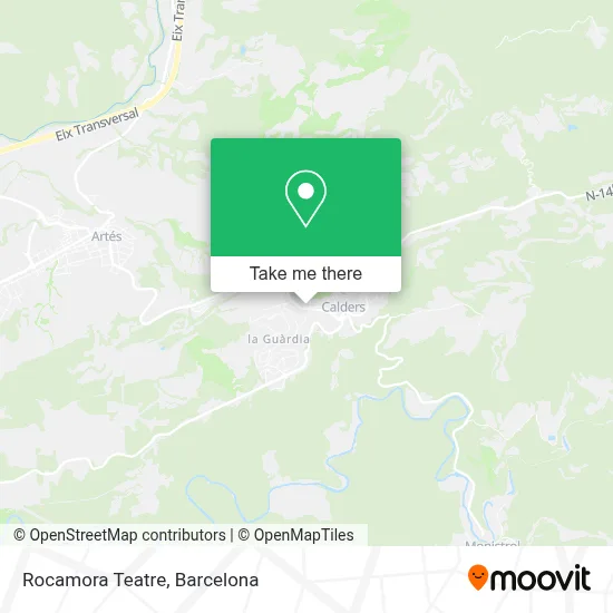 Rocamora Teatre map