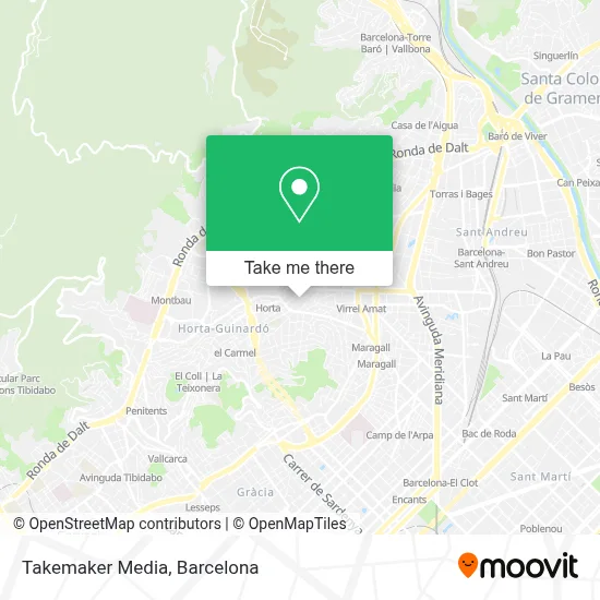 Takemaker Media map