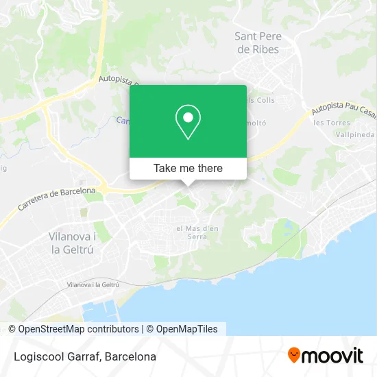 Logiscool Garraf map