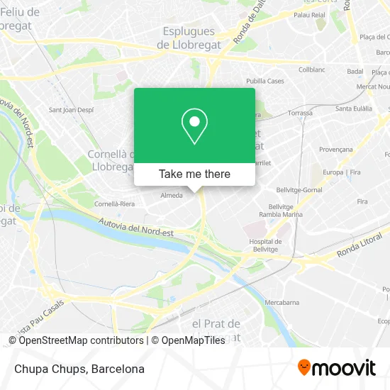 Chupa Chups map