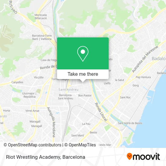 Riot Wrestling Academy map