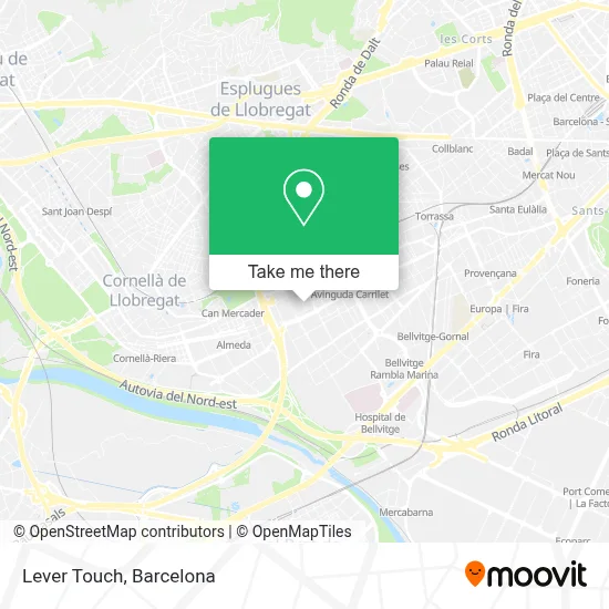 Lever Touch map