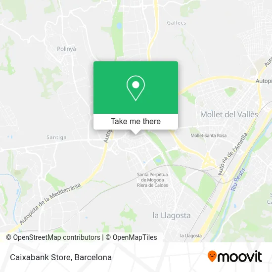 Caixabank Store map