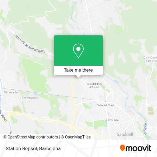Station Repsol map