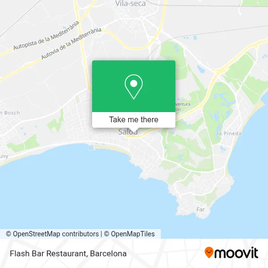 Flash Bar Restaurant map