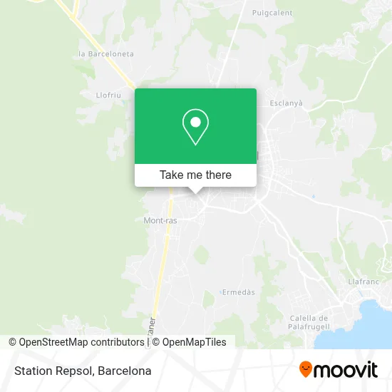 Station Repsol map