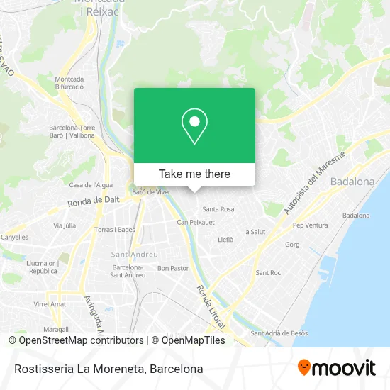 Rostisseria La Moreneta map