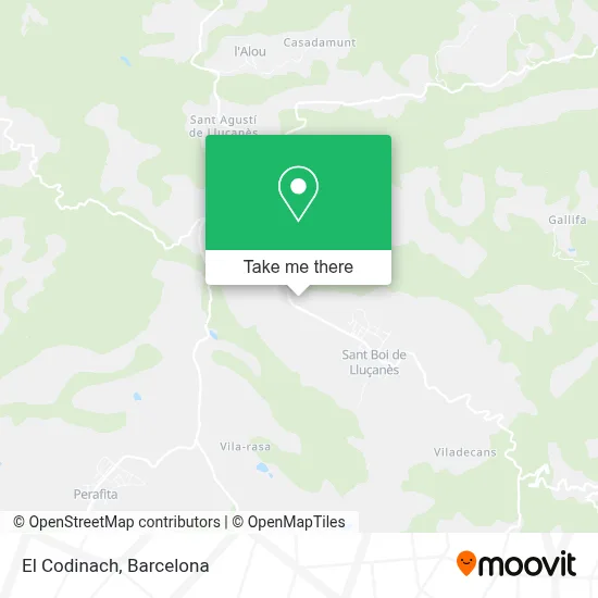 El Codinach map