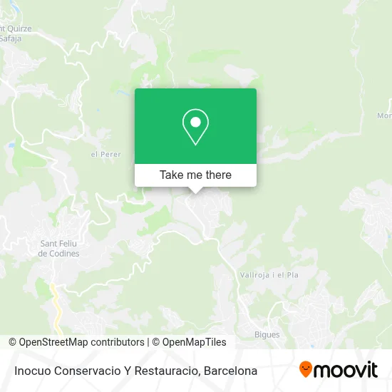 mapa Inocuo Conservacio Y Restauracio