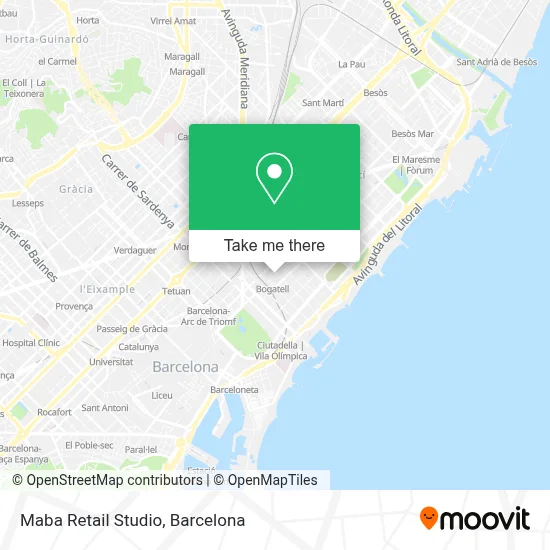 Maba Retail Studio map