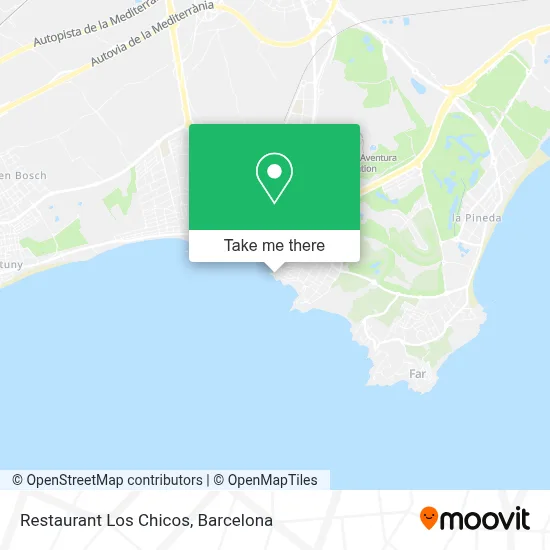Restaurant Los Chicos map