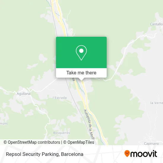 Repsol Security Parking map