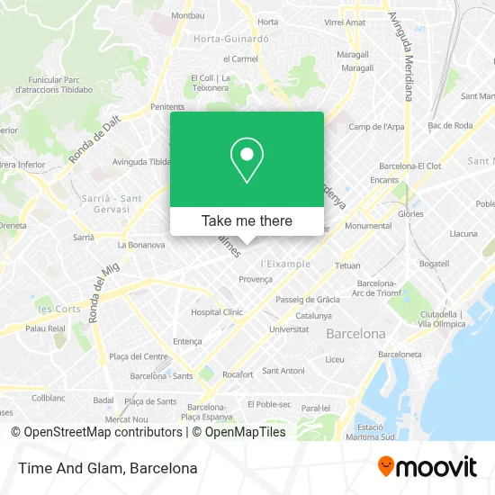 Time And Glam map