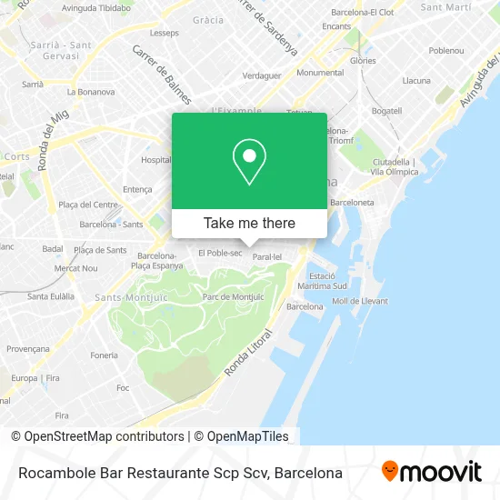 Rocambole Bar Restaurante Scp Scv map