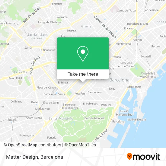 Matter Design map