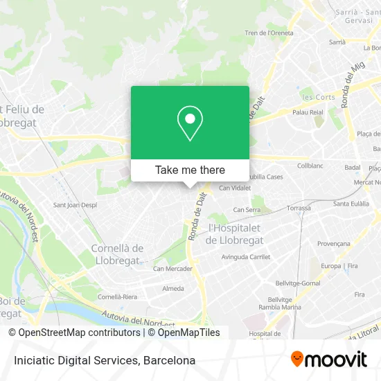 Iniciatic Digital Services map