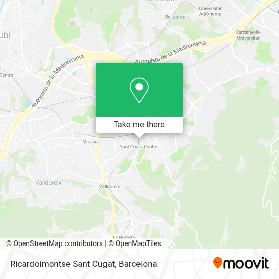 Ricardoimontse Sant Cugat map