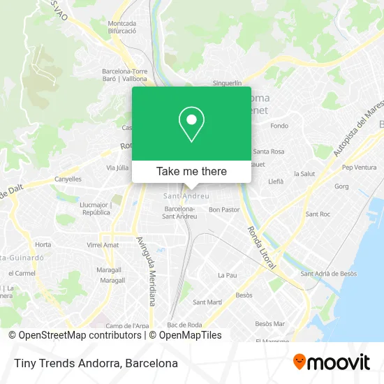 Tiny Trends Andorra map