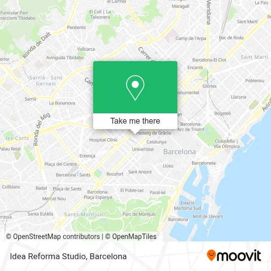 Idea Reforma Studio map