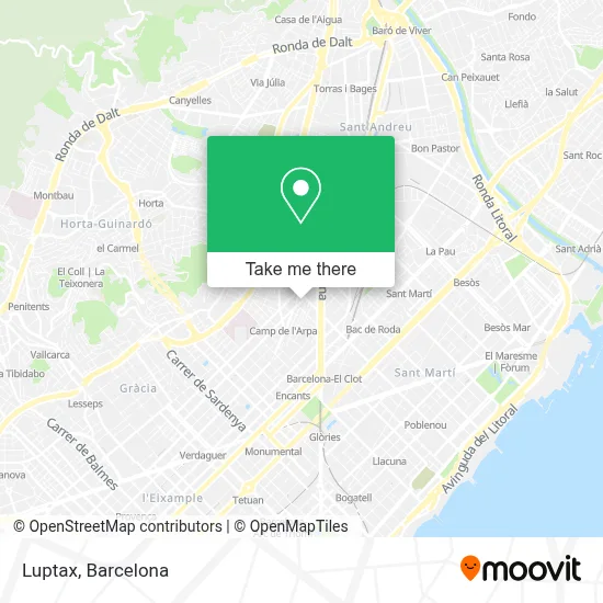 Luptax map